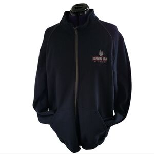 Drumond Island Michigan Zip Front Jacket Gildan